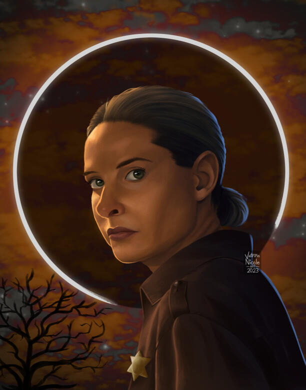 &quot;Silo&quot; - Digitally painted portrait of Juliette Nichols from the TV show Silo